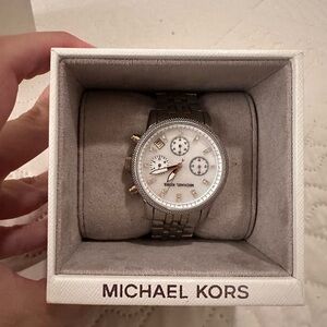 Michael Kors Two-Tone Watch with Extra Links and Box